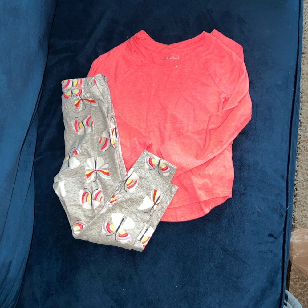 Long sleeve top and leggings set- perfect for twins!
